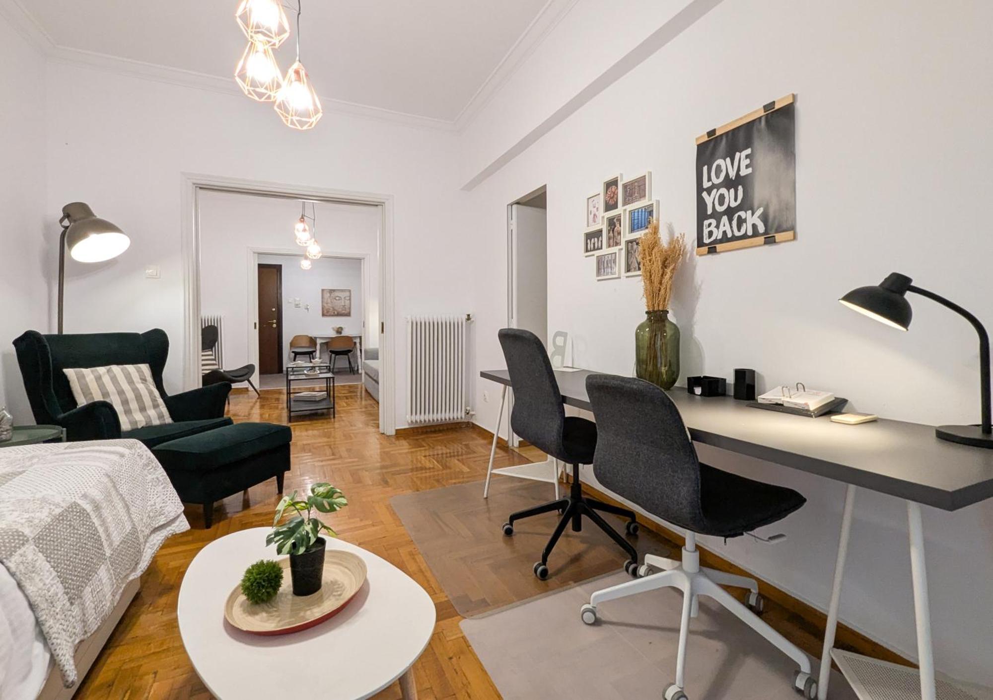 Spacious Apt For 5 Guests Next To Acropolis&Metro Athens Ngoại thất bức ảnh