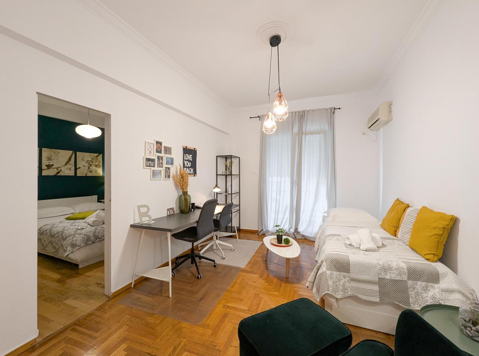 Spacious Apt For 5 Guests Next To Acropolis&Metro Athens Ngoại thất bức ảnh