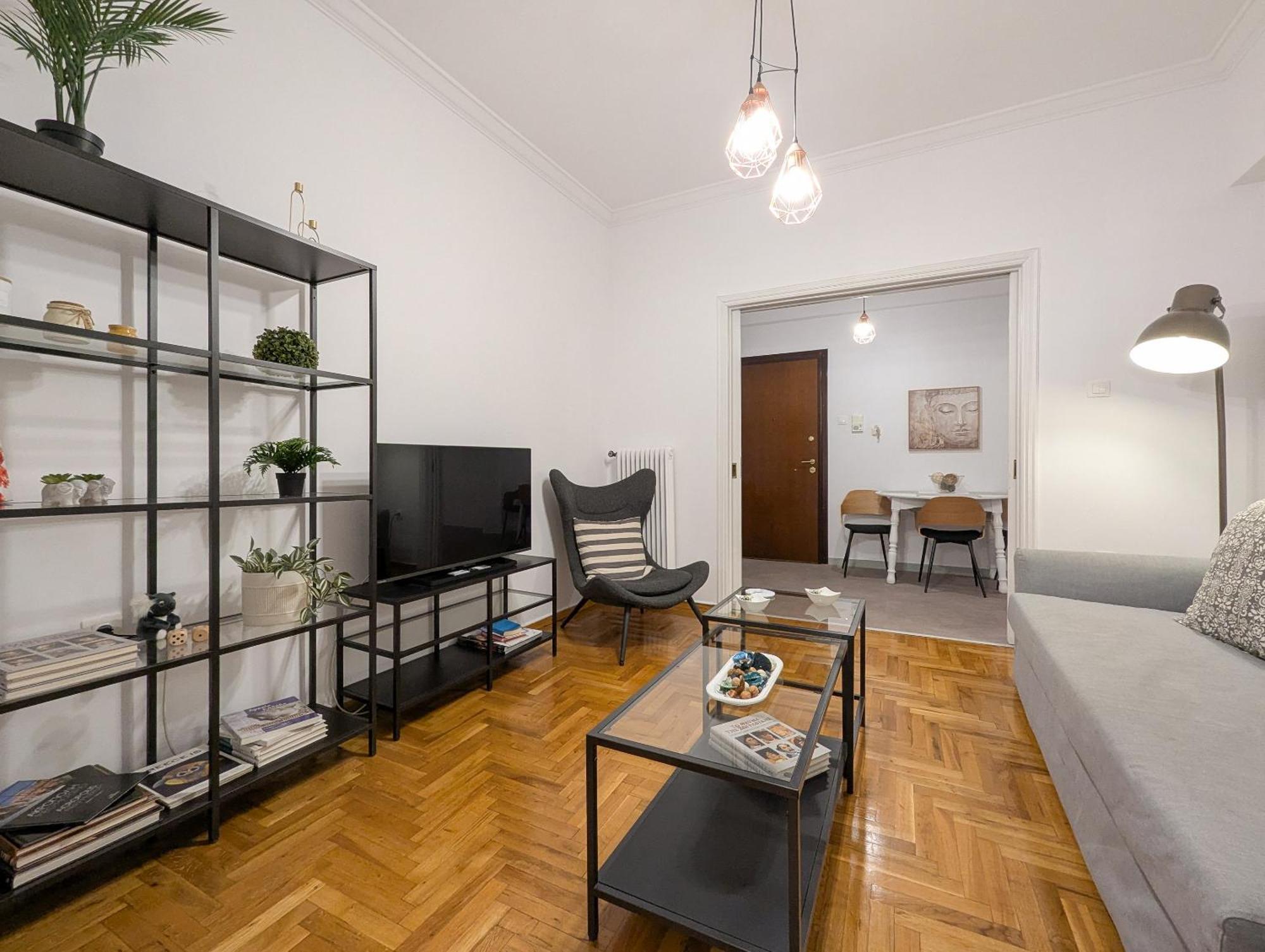 Spacious Apt For 5 Guests Next To Acropolis&Metro Athens Ngoại thất bức ảnh